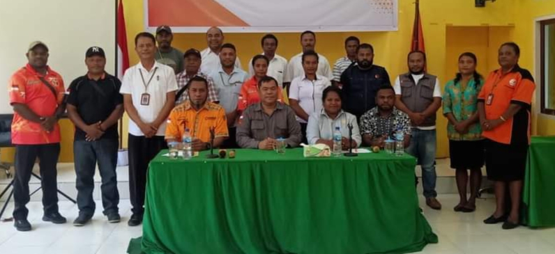 Bawaslu Supiori Menerima Kunjungan Anggota Bawaslu Provinsi Papua