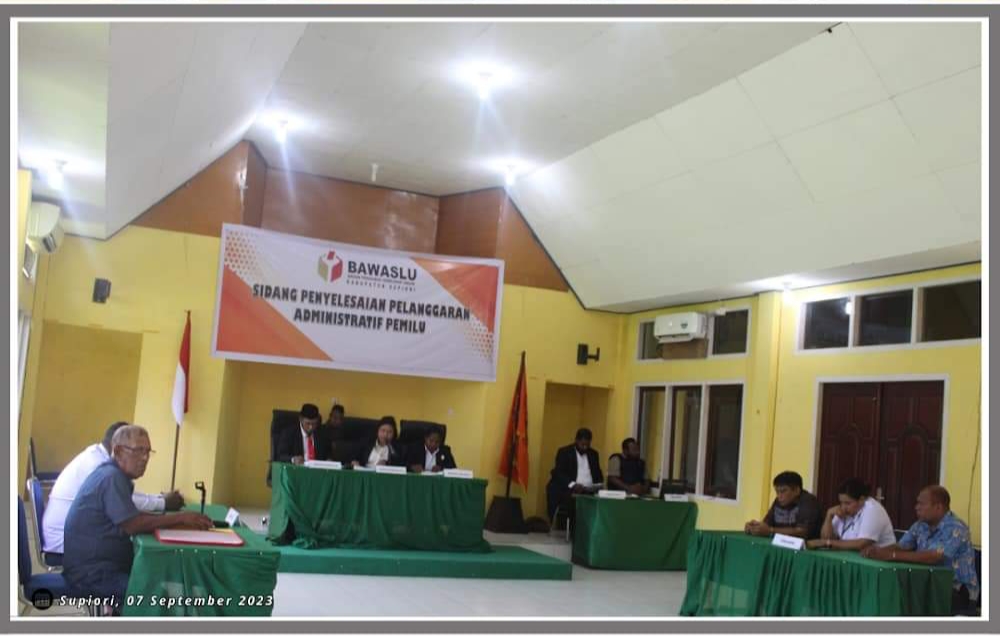 Sidang Penanganan Pelanggaran Administratif Pemilu 2024