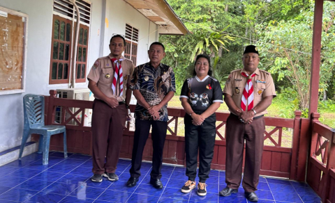 Bawaslu Kabupaten Supiori Jalin Koordinasi Awal Bersama Kwarcab Supiori untuk Persiapan Program Adhyaksa Pramuka Pemilu
