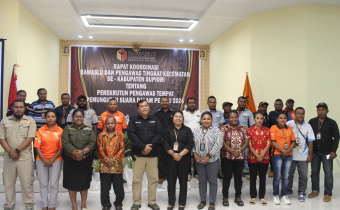 Bawaslu Supiori Gelar, Rakor Persiapan Rekrutmen PTPS Tahun 2024