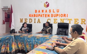 Bawaslu Kabupaten Supiori Jalin Koordinasi Awal Bersama Kwarcab Supiori untuk Persiapan Program Saka Adhyaksa Pemilu